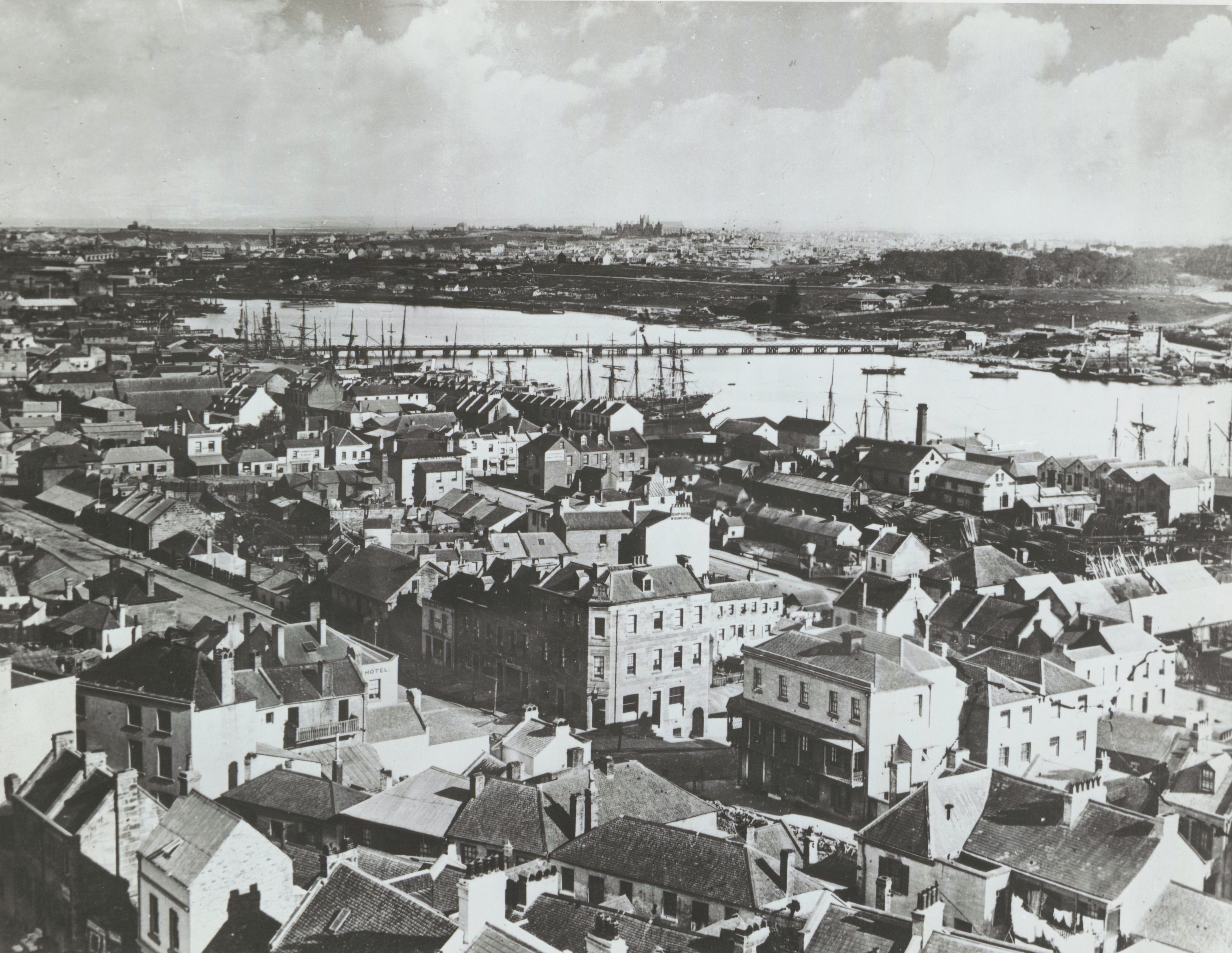 1870 view of Darling Harbour