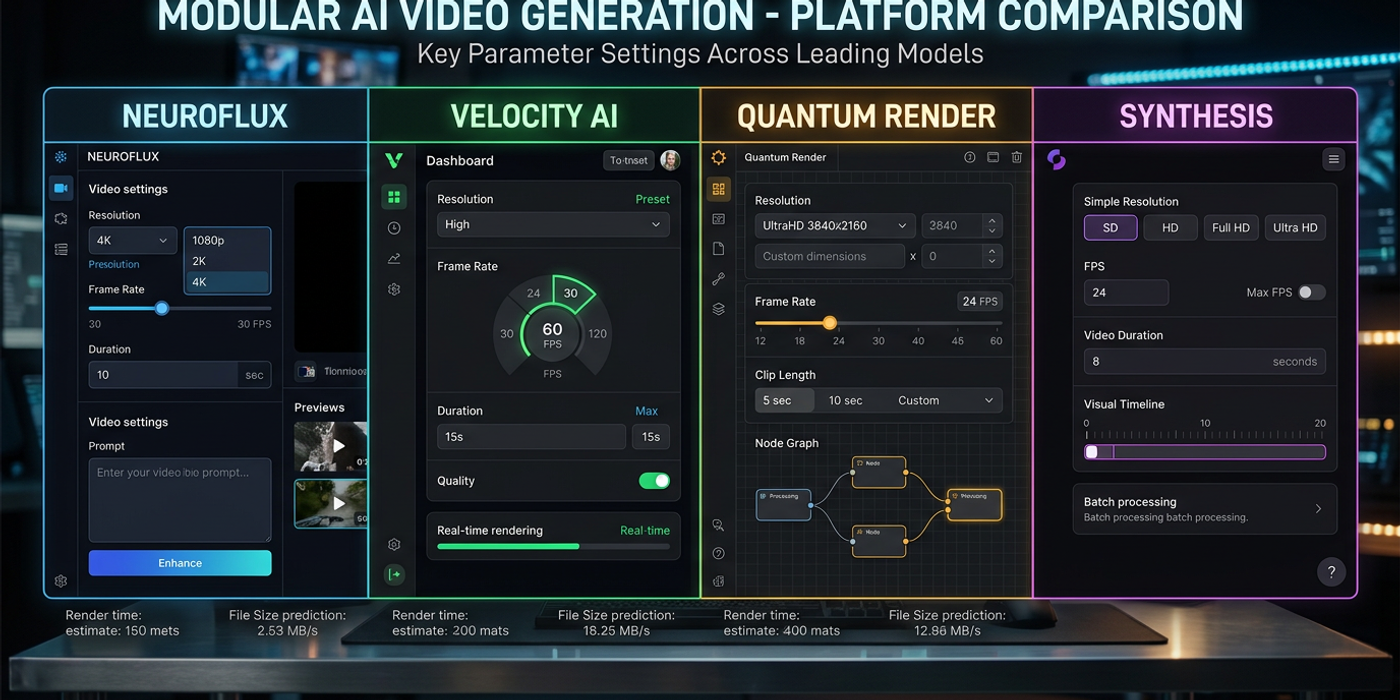 AI Video Parameters in Late 2026: Model-by-Model Settings Guide
