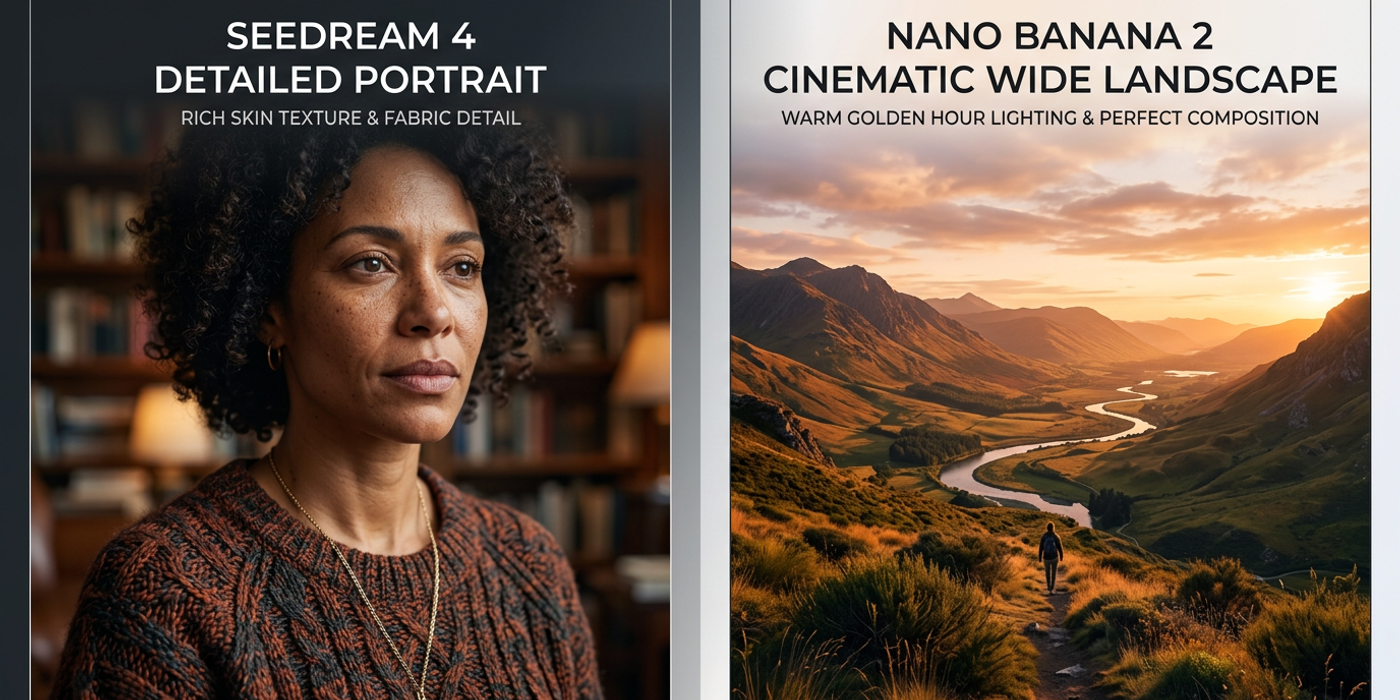 Seedream 4 vs Nano Banana 2 — Which AI Image Model Should You Choose?