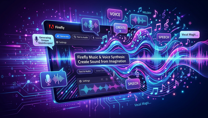 Adobe Firefly Adds AI Audio Tools: Music, Speech & Sound Effects