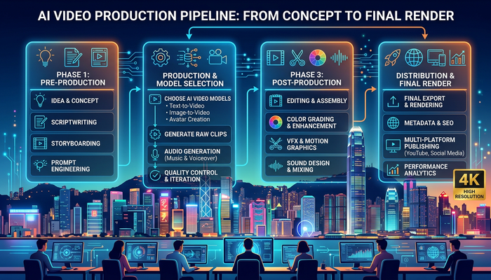 AI Video Production in Late 2026: End-to-End Workflow for Creators