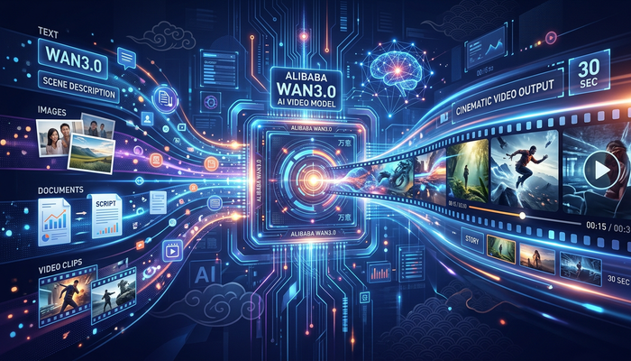 Alibaba Wan3.0: 30-Second AI Video from Text, Images & Documents