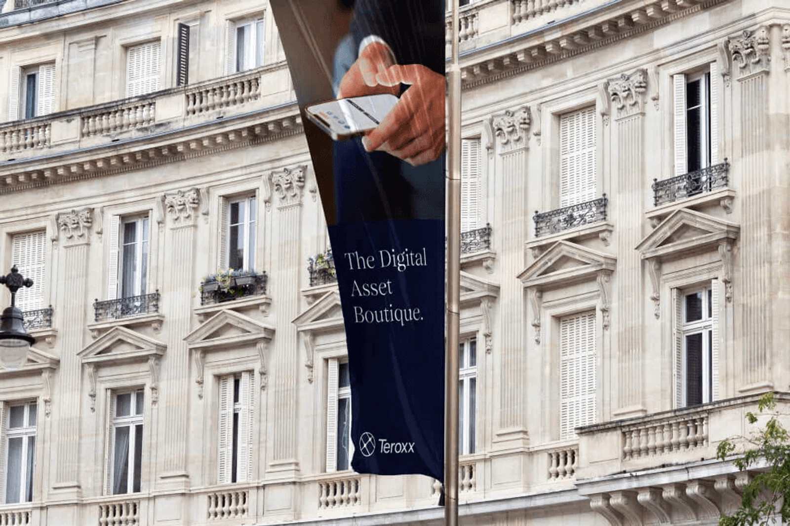 Teroxx boutique building with The Digital Asset Boutique banner