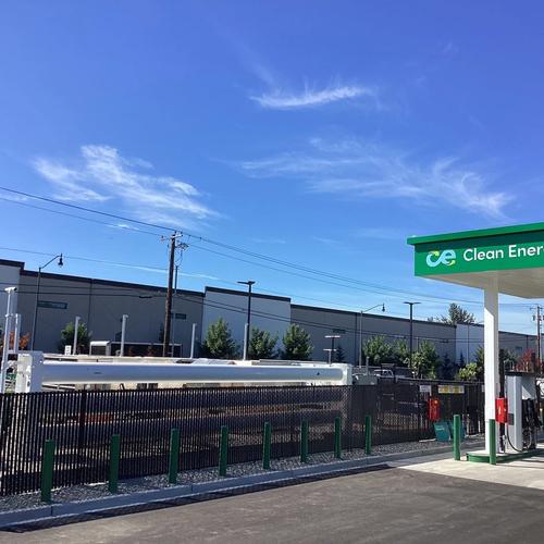 CNG Refueling Station, Clean Energy Fuels