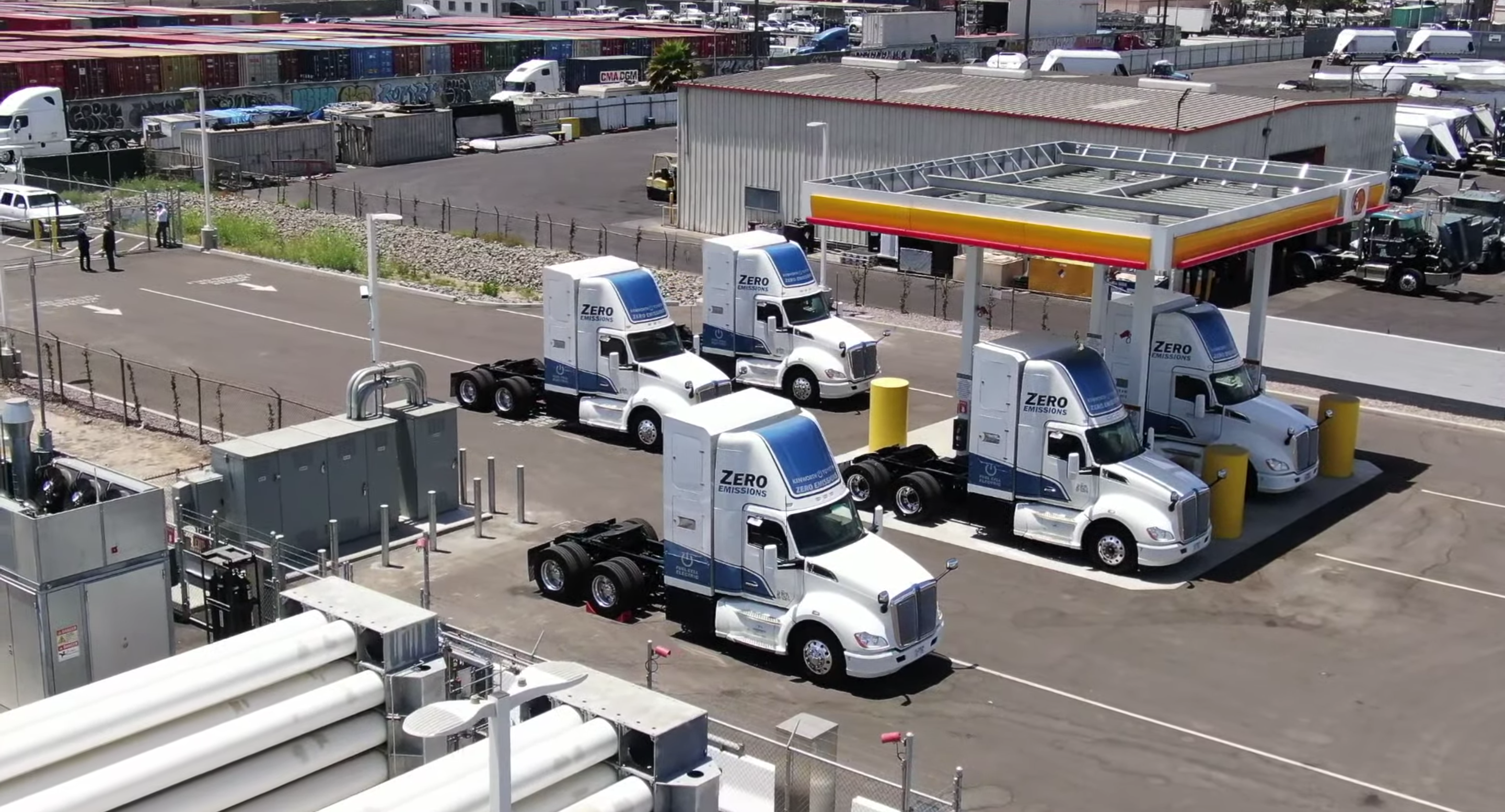 Port of Los Angeles Debuts Hydrogen Fuel Cell Electric Trucks and Fueling Stations