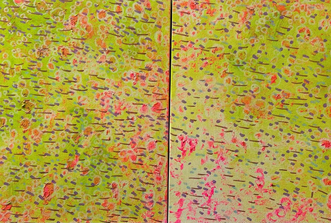 Spring Meadow Diptych