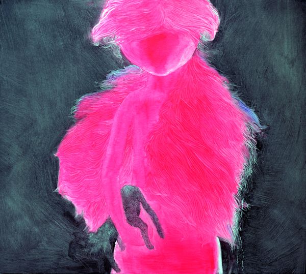 Fuchsia Silhouette