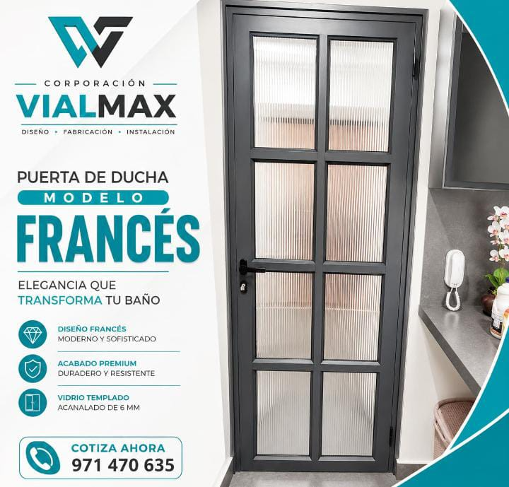 Ventana Puerta Modelo Francés - Vialmax Lima