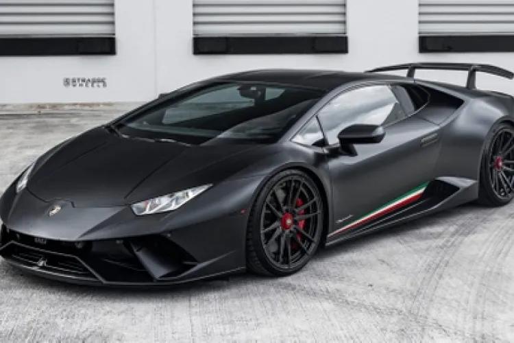 Lamborghini's Ad Personam matte black color.