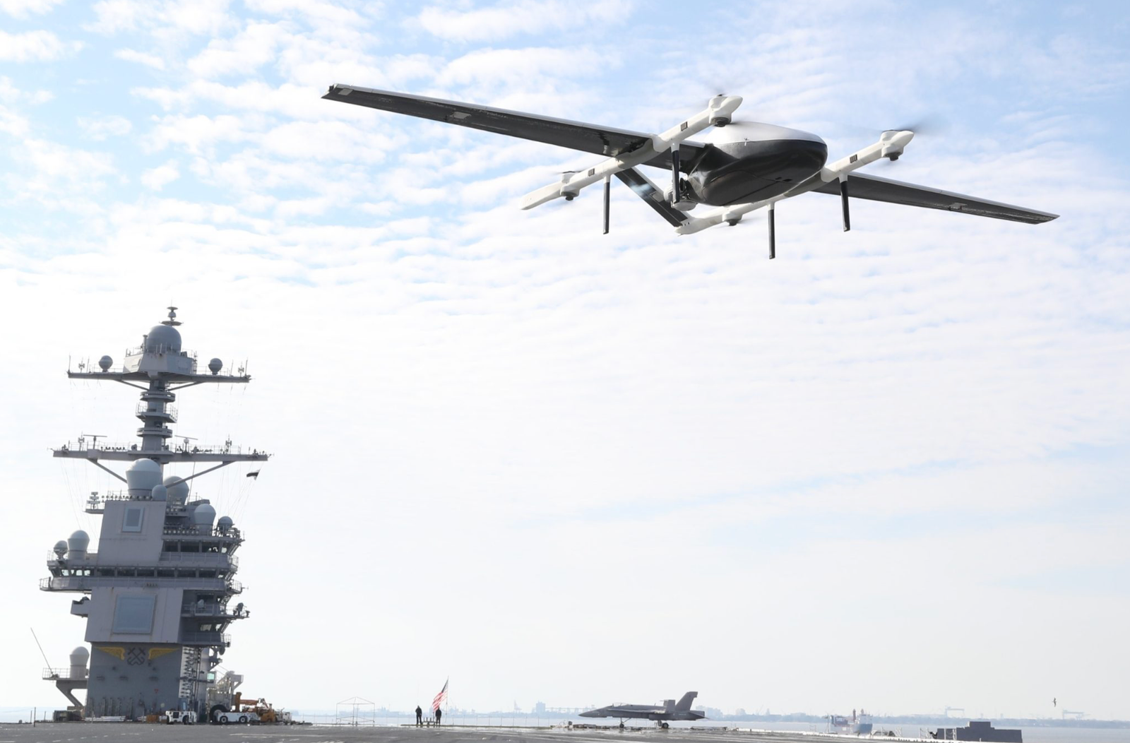 US Navy eyes programme of record for cargo drones to resupply ships