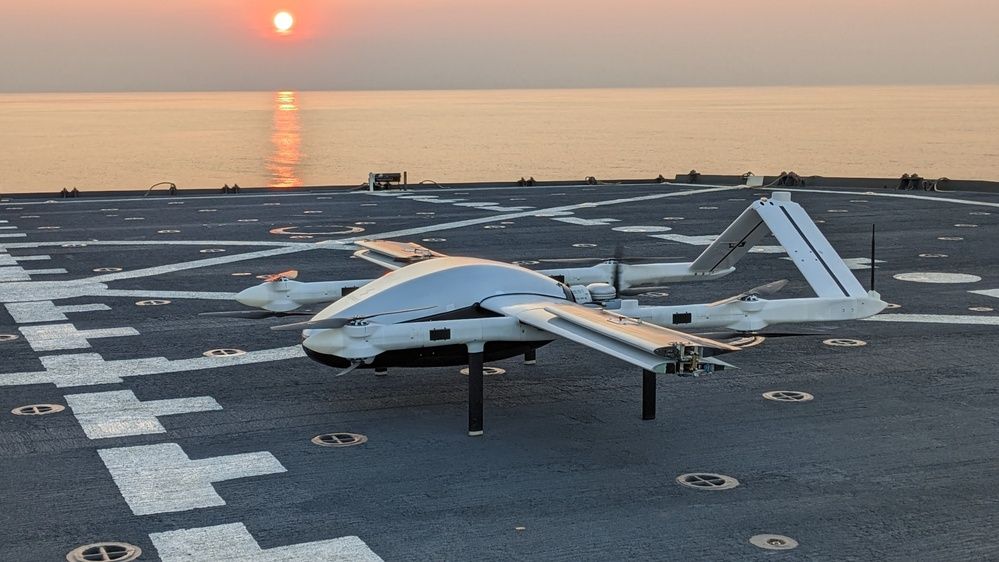 Naval Air Warfare Center Teams up with Military Sealift Command, U.S. Marines to Test UAS Concept
