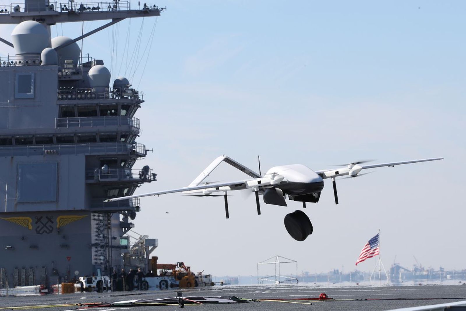 UAVs deliver cargo to US Navy ship at sea for first time