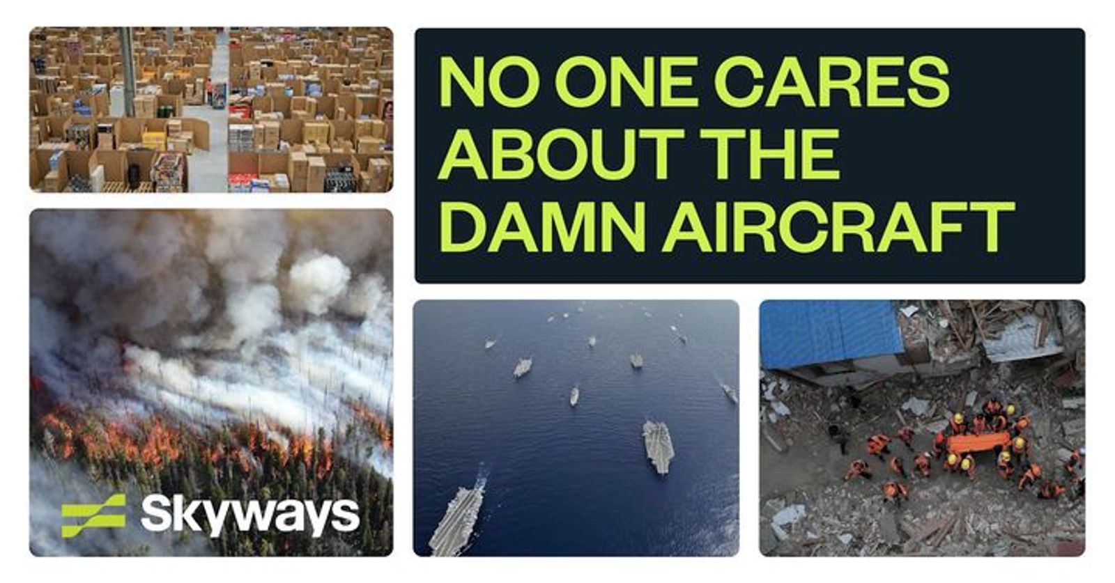 No One Cares About the Damn Aircraft