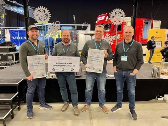 Årets lærebedrift 2021- Håkonsen & Sukke Landskapsentreprenør AS.