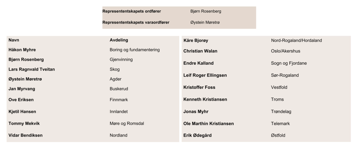 Representantskapet i MEF