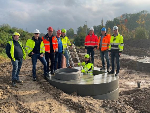 MEFs VA ressursgruppe på befaring. (Foto: Runar F. Daler, Anleggsmaskinen)