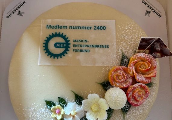 Marsipankake må til på en sånn markering