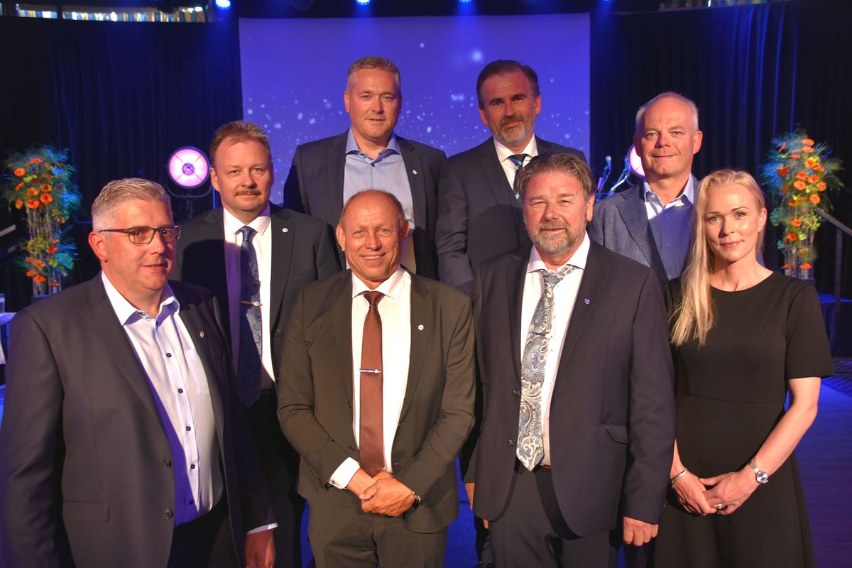 Nytt hovedstyre i MEF. Foto: Odd Borgestrand