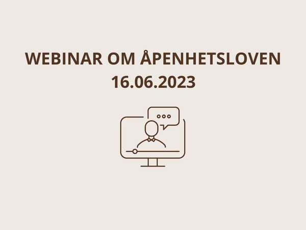 Opptak av webinar