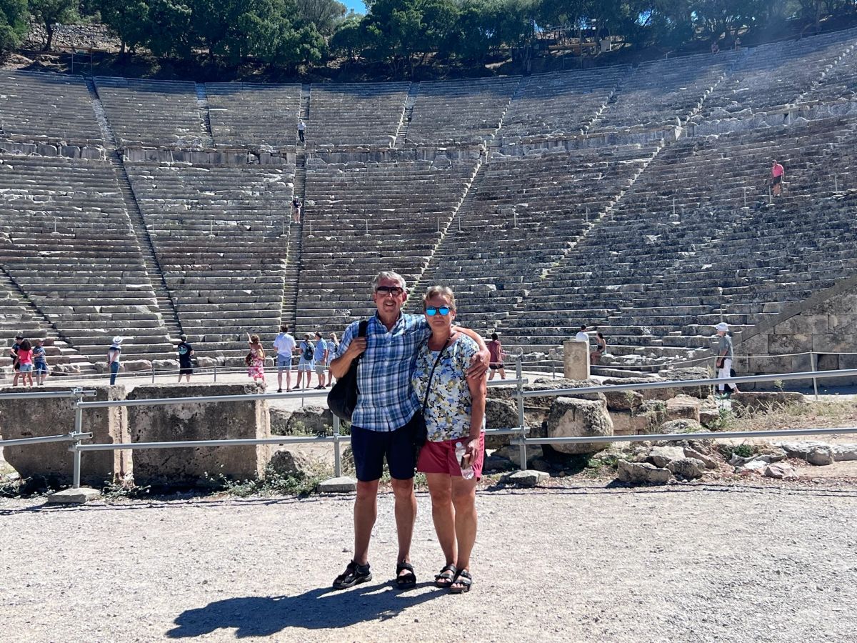 Imponerende byggverk på teateret