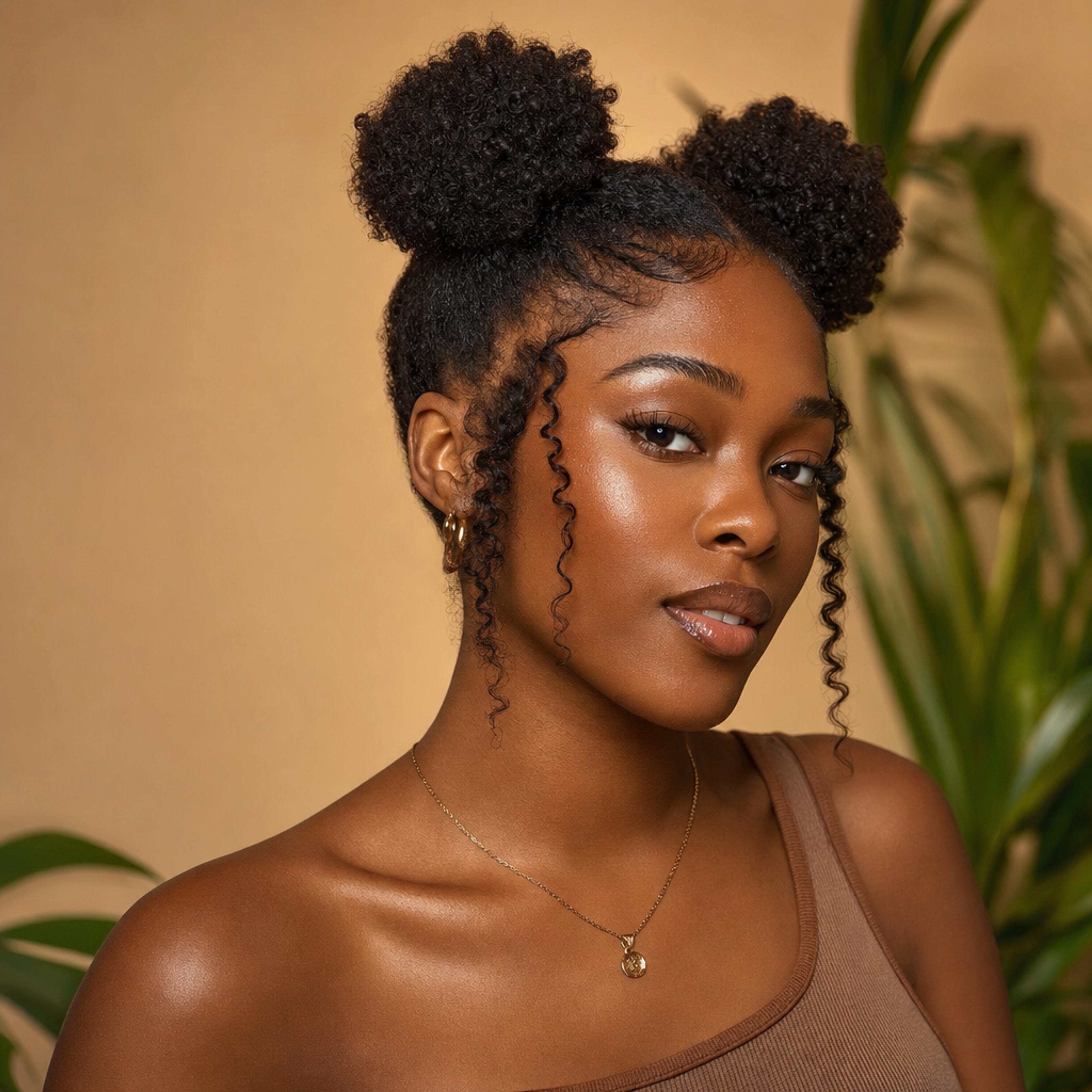 Space Buns and Fun Styles for Natural Hair Inspiration