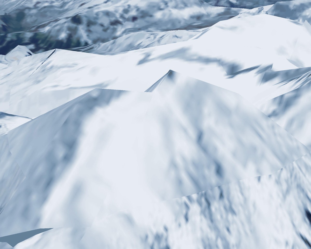 Un-rendered satellite image zoom tile of Monte Rosa (Northern Lyskamm). Google Maps, 2025.