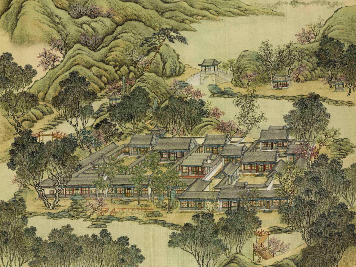 Eternal Spring Immortals Hall, Forty Scenes of the Yuanmingyuan, 1744.