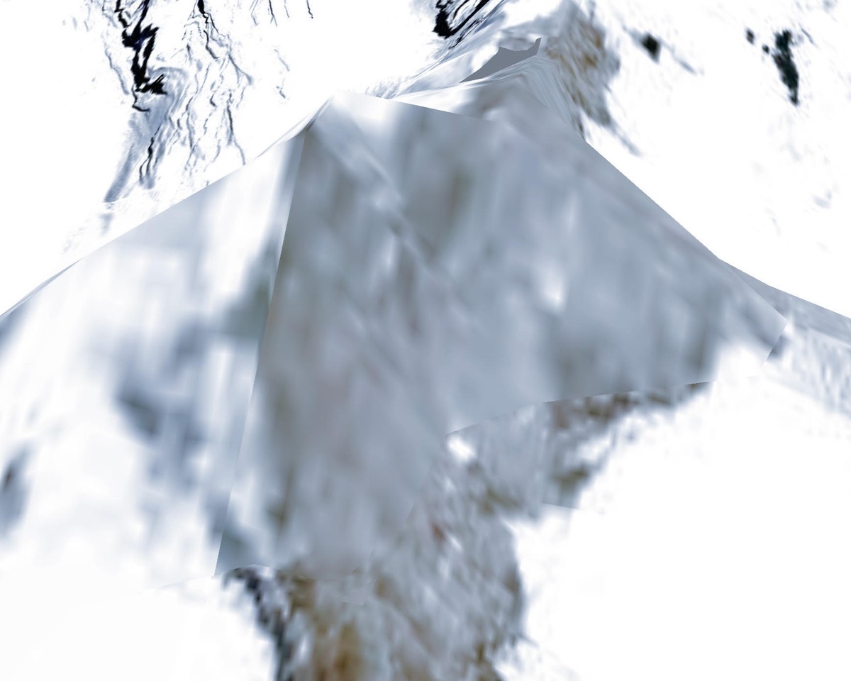 Un-rendered satellite image zoom tile of Monte Rosa (Western Lyskamm).
Google Maps, 2025.