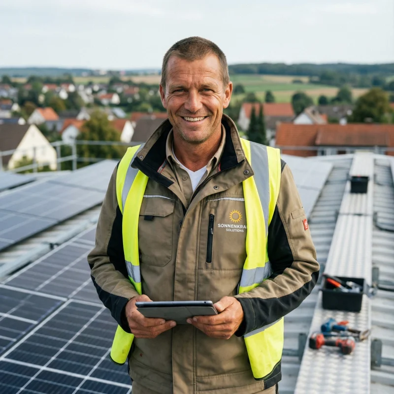 Solar- und Photovoltaikbetrieb