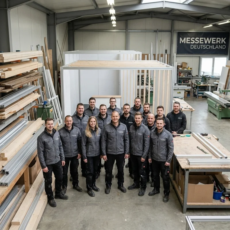 Zeiterfassung für den Messebau – Werkstatt, Lager, Aufbau vor Ort