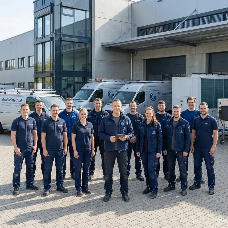 Zeiterfassung für Gebäudetechnik – Büro, Servicefahrzeug, Baustelle