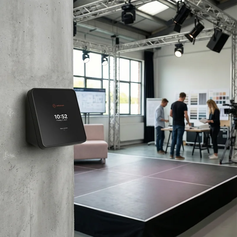 Zeiterfassungsterminal für deine Eventagentur – direkt am Eingang oder im Lager