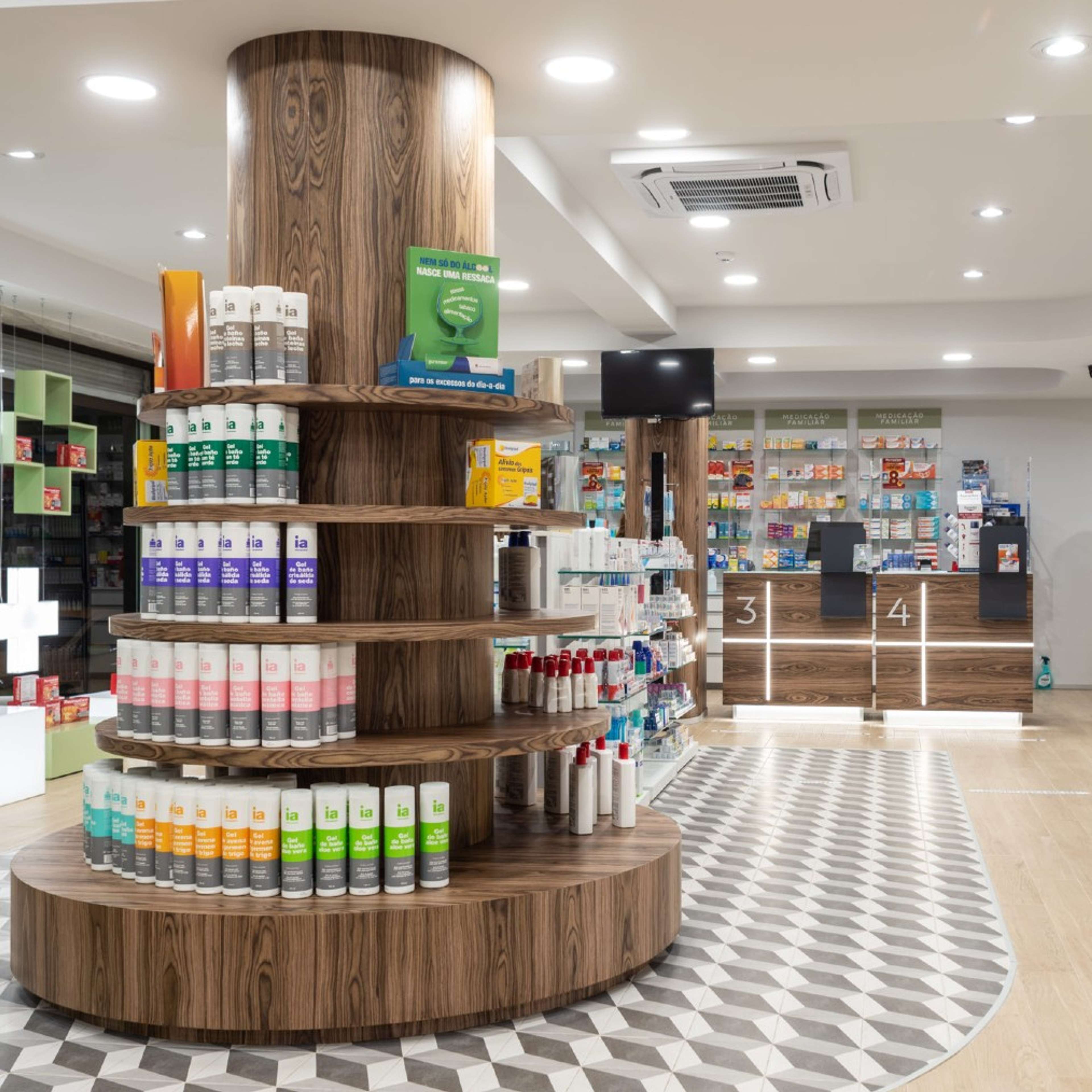 tendencias de design_medd design_pharmacie.9 gondolas e mobiliario para farmacia, mobiliario a medida