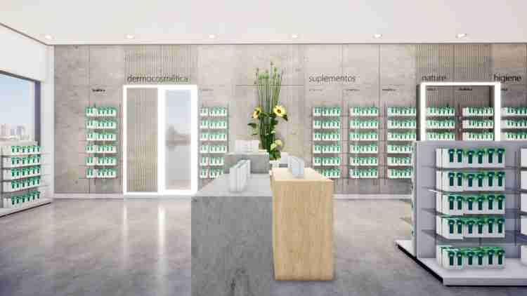 ¿Cómo explorar la moda del hormigón en el diseño de farmacias?