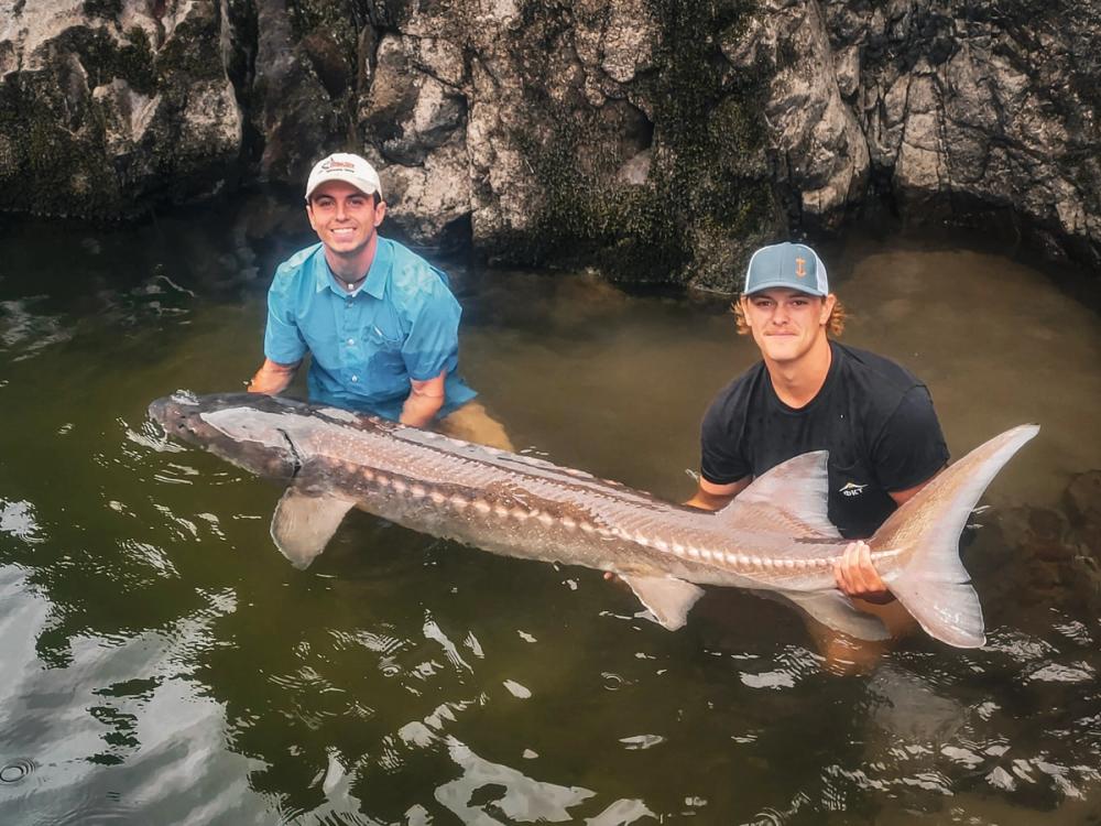 Sturgeon Fishing with Guide in Hells Canyon Idaho