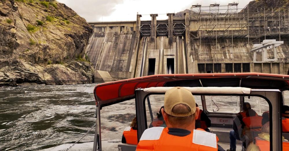 Hells Canyon Dam on Jet Boat Tour