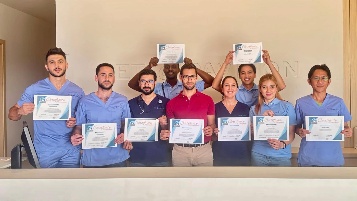 Fear Free Certified Professionals at Pet Pavilion Abu Dhbai