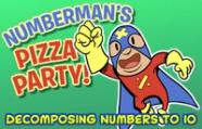 Decomposing Numbers To 10 Game Pizza Party Mindly Games