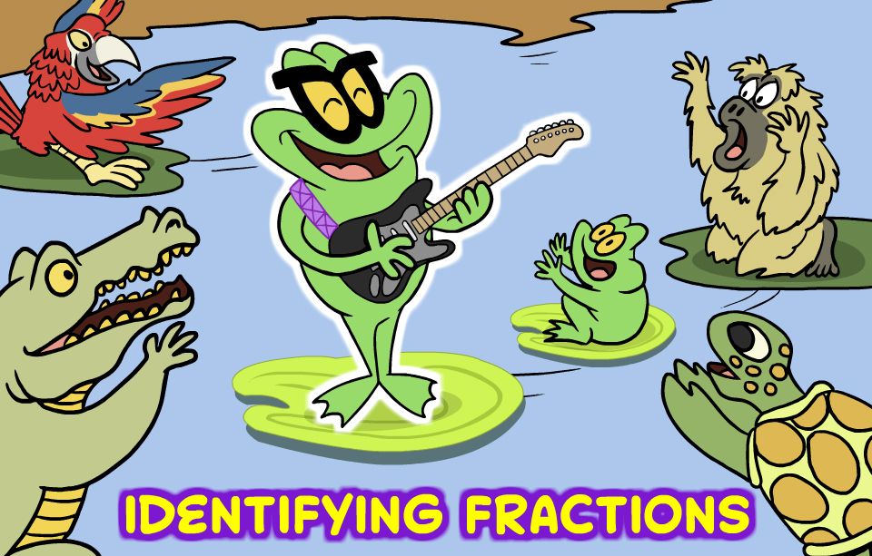 Identifying Fractions | Froggy Fractions | Mindly Games