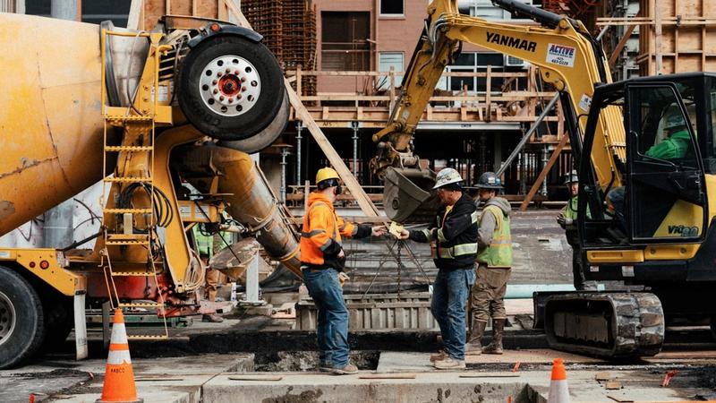 Construction workers on site — Australian trades businesses using AI to win quotes