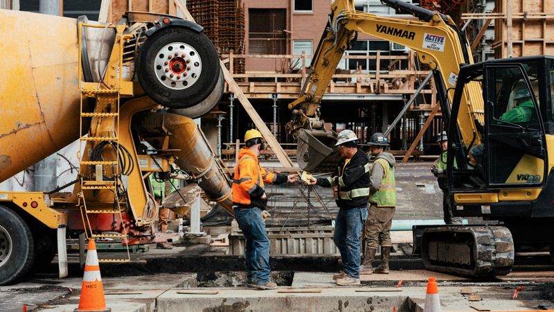 Construction workers on site — Australian trades businesses using AI to win quotes