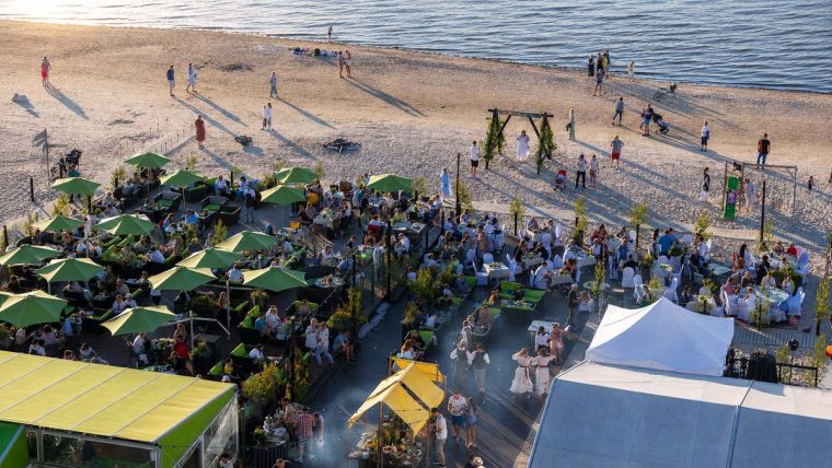 Beach Club · Dinner am Strand