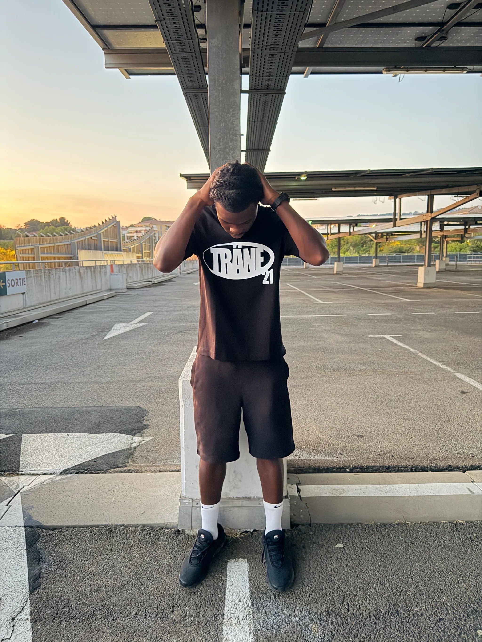 TRÄNE21 T-SHIRT - BLACK