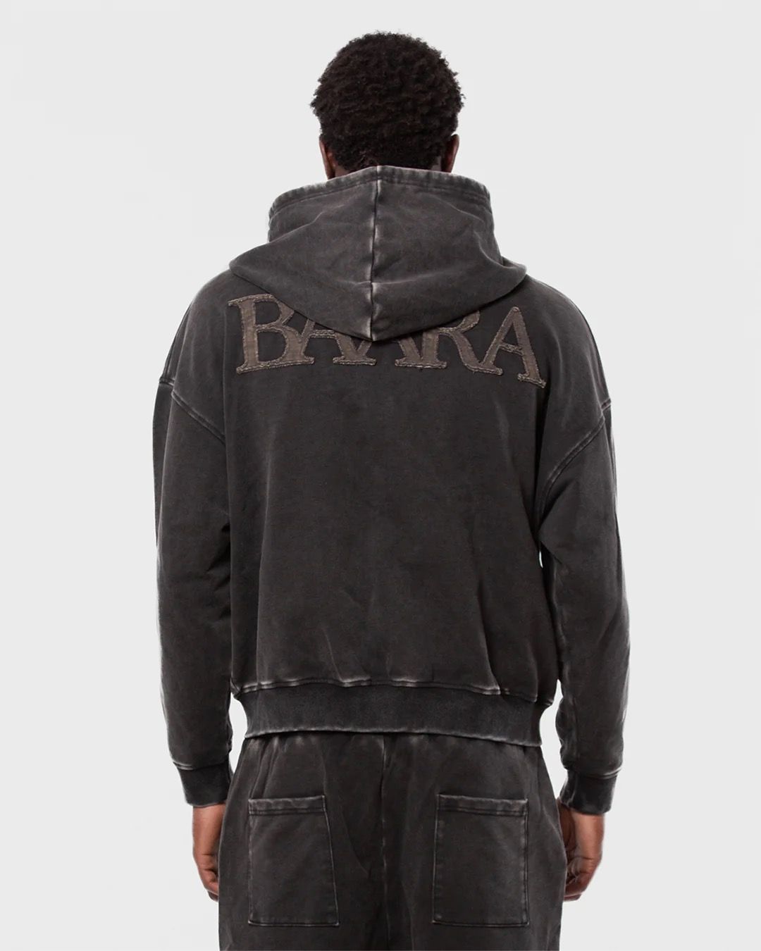 ANTHRACITE ZIP SWEAT-SHIRT