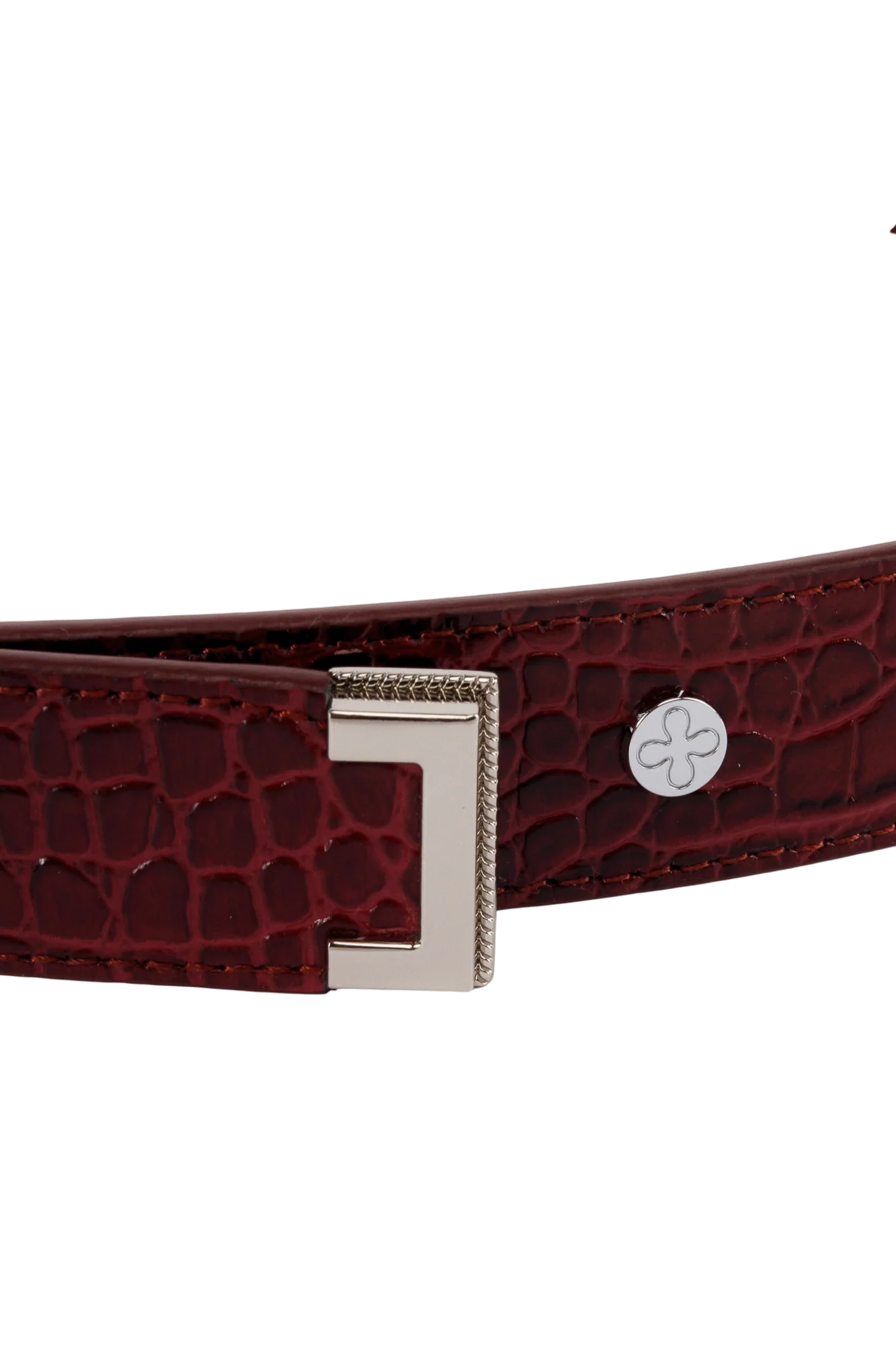 LE BORDEAUX COW LEATHER BELT