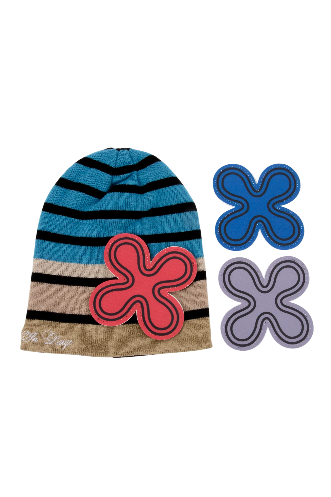 LEATHER PATCH BEANIES