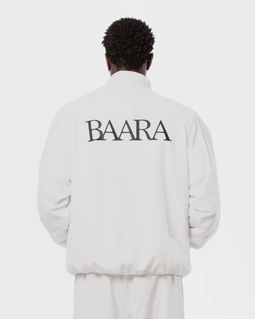 WHITE TRACKSUIT JACKET