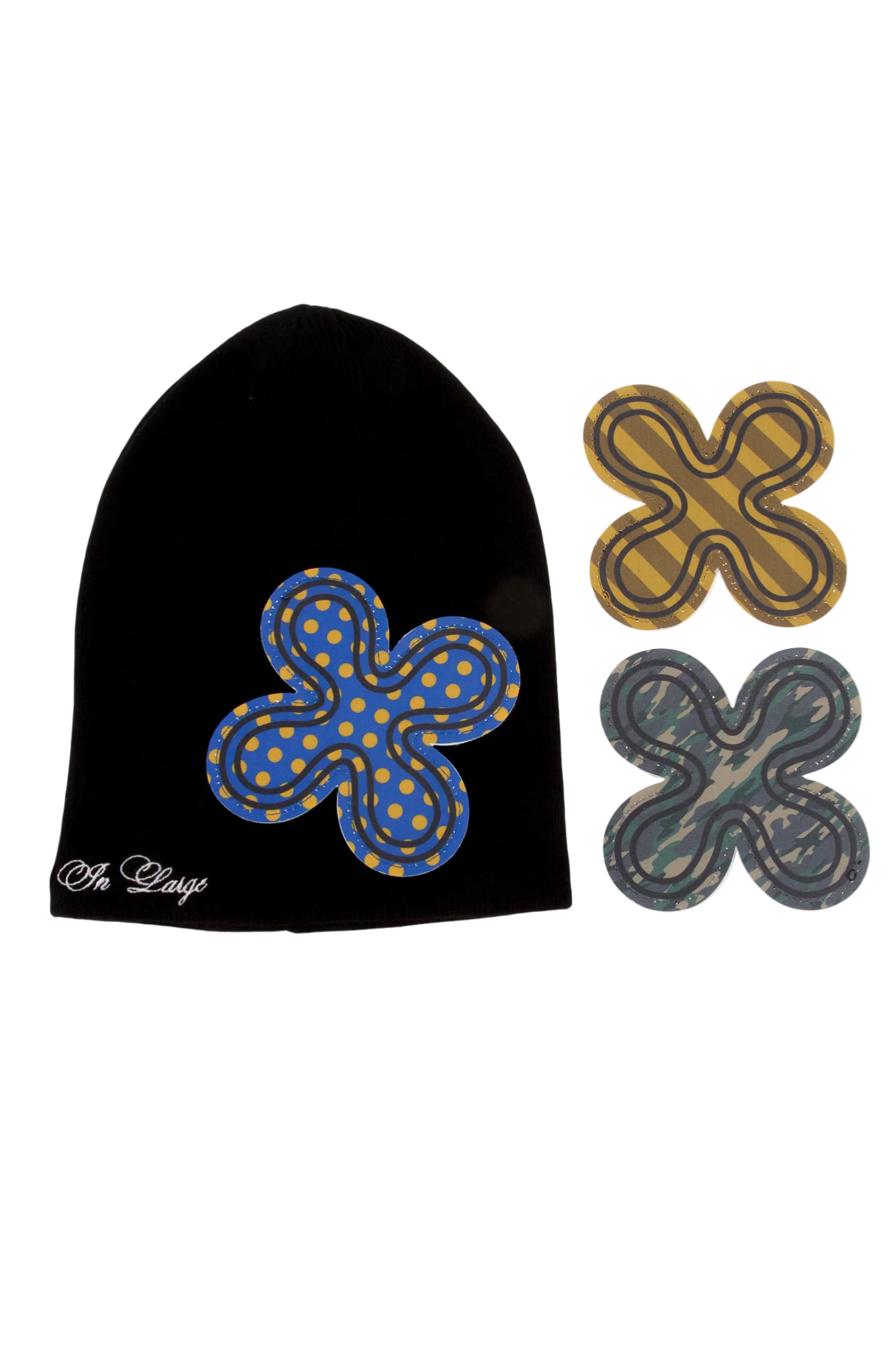 LEATHER PATCH BEANIES
