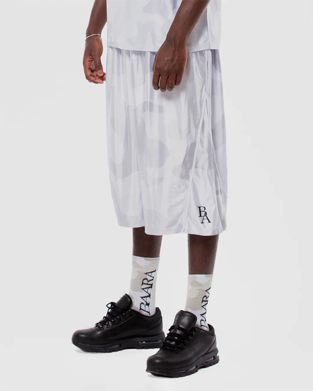 WHITE CAMO STREETBALL SHORT