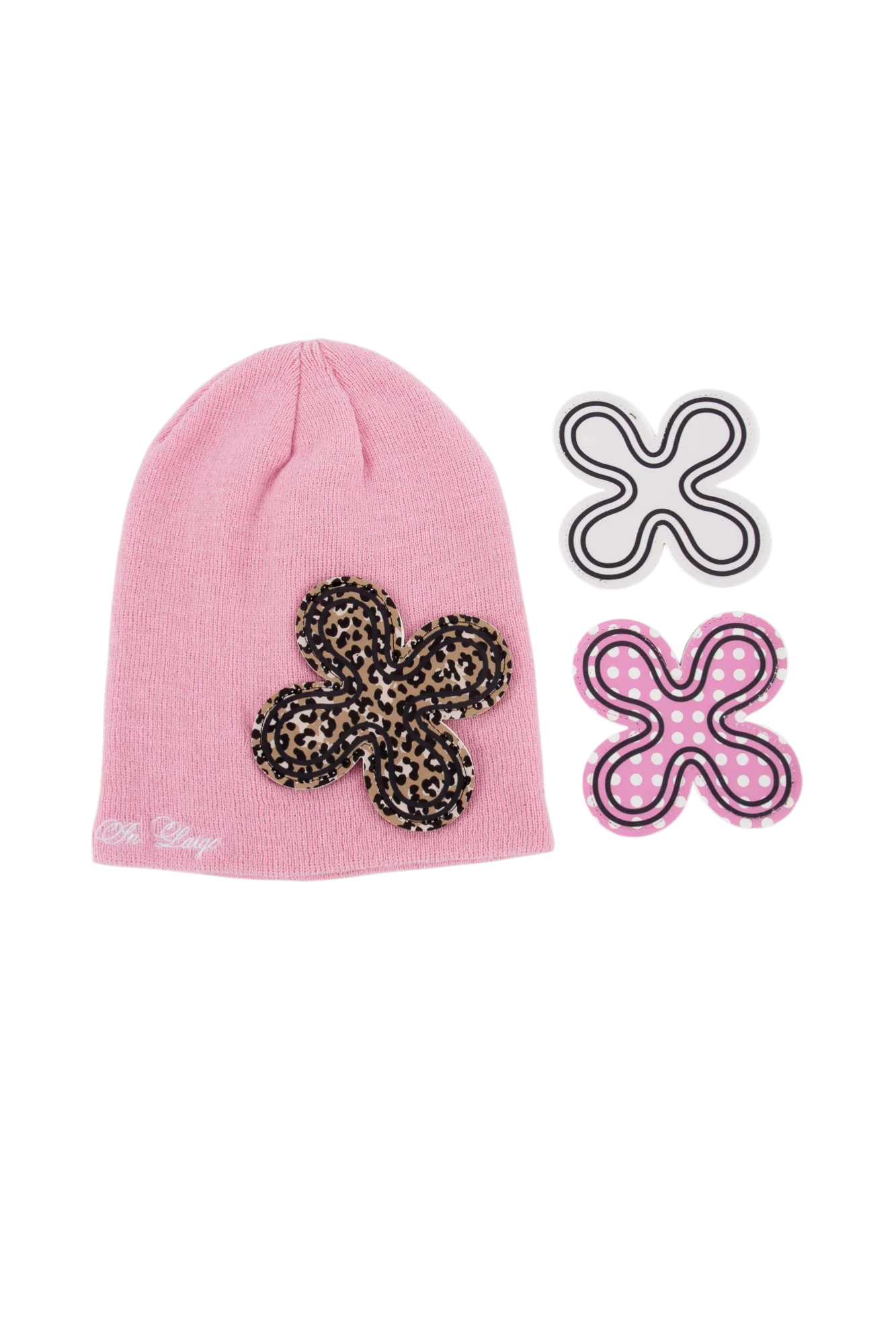 LEATHER PATCH BEANIES